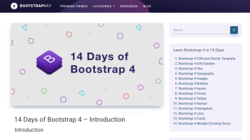14 days of Bootstrap